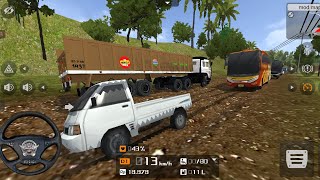 🇮🇳LONG TATA POWER TRUCK | TRUCK SIMULATOR| BUS SIMULATOR INDONESIA ☀️🚨🛣️||