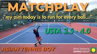 AGGRESSIVE Baseliner vs. DEFENSIVE Retriever | USTA 3.5 - 4.0 MATCHPLAY