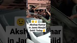 Akshay sir in Delhi #shooting #reels #viral #video #youtubeshorts #actor #movie #akshaykumar #song✌️