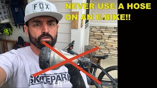 Must watch! How to clean your Ebike without a garden hose.