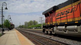 BNSF 7260 Runs Light to Cicero Yard