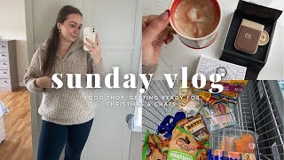 Sunday vlog ~ food shop, getting ready for Christmas & chats