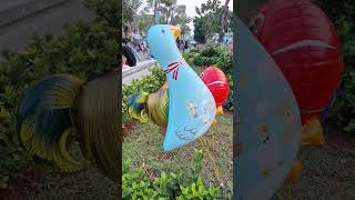 Balon bebek ikan dan ayam