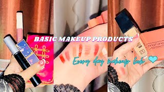 What makeup products are needed for every girl💄 |  3 essential makeup products 🫶🏻 | she’s vlog 👑