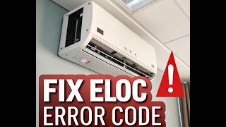 Código EL 0C (ELOC EL0C EL OC) en aire acondicionado BGH TRANE SHARP SANYO: significaso y solución