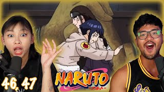 HINATA VS NEJI! | Girlfriend Reacts To Naruto Episode 46 + 47 REACTION!