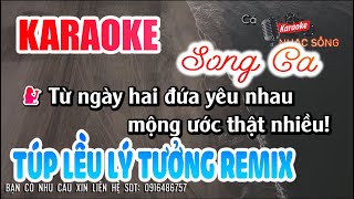 Túp Lều Lý Tưởng Remix Karaoke | Song Ca  | Karaoke Nhạc Sống Sóc Trăng