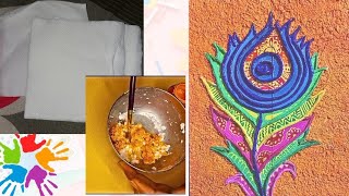 3D painting with homemade clay easy craft