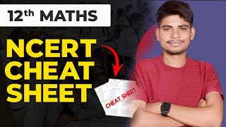 Half Yearly Exam Cheat Sheet Revealed! By adarsh yadav  | Class 12 Maths !