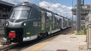 IL ETR104.029 “POP” di TRENITALIA-TPER con la LIVREA “TUTTI AL GOLF” per l’81 OPEN D’ITALIA…