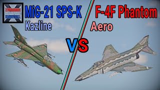 East German MiG-21 vs West German F-4F DOGFIGHT | WarThunder |