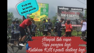 gowes ke Ka-Em-Nol (km 0) sentul lewat bojong koneng ngap ngap ga kuat