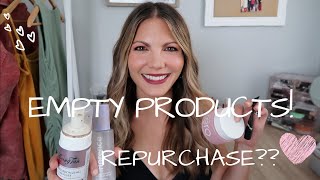 PRODUCTS I USED UP OCTOBER 2022 + Would I Repurchase...?! hits + misses | EMPTIES