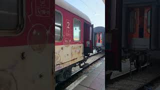 Acople coches 🚞 búlgaro y rumano en Gorna Oryahovitsa 🇧🇬🤝🇷🇴