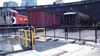 Taking A Ride on the Turntable @ The Toronto Railway Heritage Centre