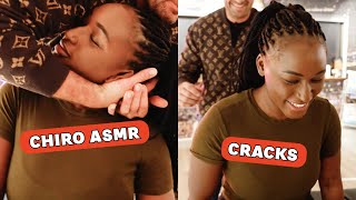 Chiropractor Adjusts Social Worker | High Stress *Full Body*