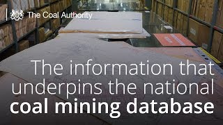 The information that underpins the national coal mining database