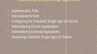 ORACLE APPLICATION SERVER ADMIN ONLINE TRAINING