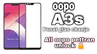 Oppo A3s forget Pin lock pattern lock remove without box and penal chanje