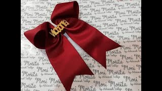 Moño Cheer BOW Moño PORRISTA medio BOUTIQUE Lazo DIY