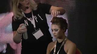 Salon Services Live on stage at the Irish Beauty Show 2018