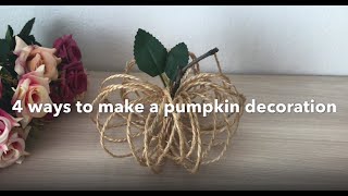 DIY pumpkin decorations | Brze i jednostavne jesenske dekoracije - bundeva