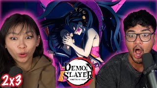 UPPER MOON SIX! | Girlfriend Reacts To Demon Slayer 2X3 REACTION!