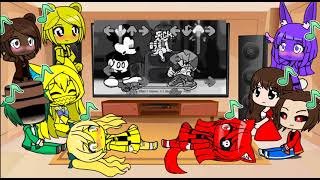 el mod de friday Night Funkin reacción de Mickey mouse en español latino parte (1/2)