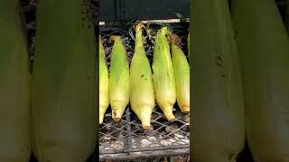 #Snippet from my #Roasted #Corn #Cooking Video. #BBQ #maize #grill #grilling