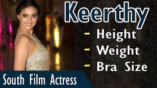 Keerthy Suresh Height and Weight | Measurements | Gyan Junction