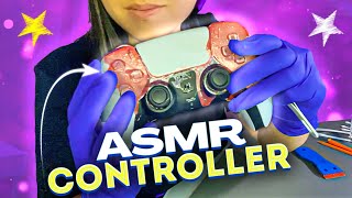 PS5 Controller Cleaning 🎮✨ ASMR Controller Sounds For Sleep, Relaxation (Whispering)