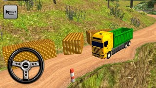 Truk Muatan Emas | Drive Truk Menanjak Transport Emas | Android Gameplay