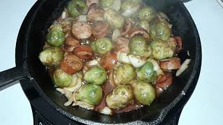 Sausage and Brussels 12-2-23 Thanks to Renee for the inspiration for this dish! Thanks for watching!