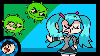 Miku sings about corona (Miku Animation) #Shorts