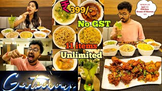 11 Items মাত্র ₹399/-🤯|| Unlimited Chicken 🍗 Prawn🦞 Vietnam Fish || Cheapest Buffet in South Kolkata