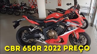 CBR 650R 2022 PREÇO MOTO ZEMA DIVINOPOLIS