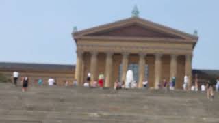 SUBIENDO LAS ESCALERAS DE ROCKY, EN PHILADELPHIA (PHILLY) - VERANO DE 2018