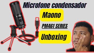 microfone condensador Maono PM461 séries