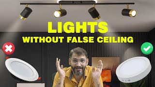 Lights Without False Ceiling | Ceiling Light Without POP | Profile Lights