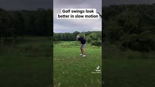 Golf swings are better in slow - mo ⛳️