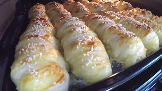 📢KAÇ TEPSİ YAPSANIZ HEPSİ FIRINDAN ÇIKTIĞI GİBİ BİTER 😋EL AÇMASI BÖREK TARİFİ❗️