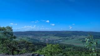 time lapse-Brdy -Mountain range.