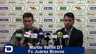 En Brasil es bajo el promedio de permanencia del DT: Martín Varini DT Fc Juárez