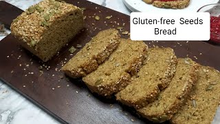 Gluten Free Seeds Bread - keto and  diabetic Friendly