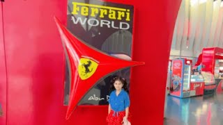 Ferrari World Abu Dhabi, Fastest Roller Coaster in the world✨ Theme Park Abu Dhabi