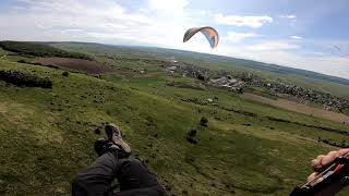 Paragliding Playground after End of Covid Lockdown. May 16, 2020.