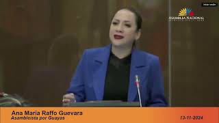 Ana María Raffo | Intervención Pleno nro. 980 | 13 de noviembre de 2024 | #CondonaciónDeCréditos.