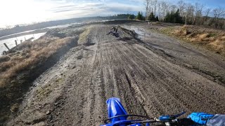 Frist Time Riding My YZ125 At Riverdale MX After Breaking My Leg.