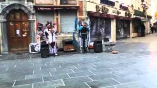 Brussels Grand Place Street Performance