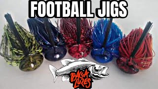 Con estos JIGS capturas LOBINAS GRANDES🎣🎣!! Probando los FOOTBAL JIGS de BACCA LURES!!